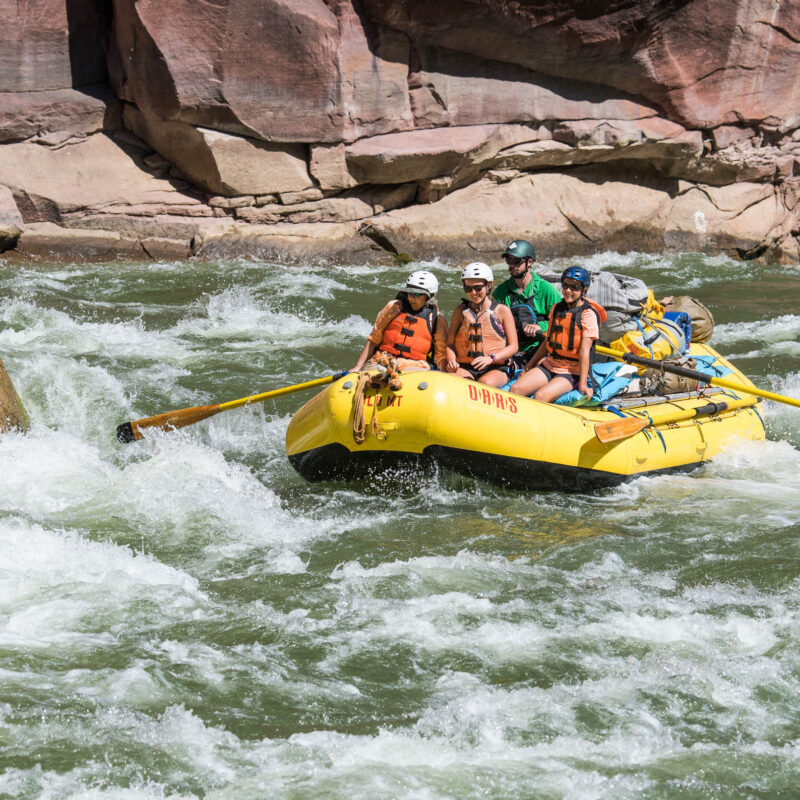 Dinosaur National Monument rafting.