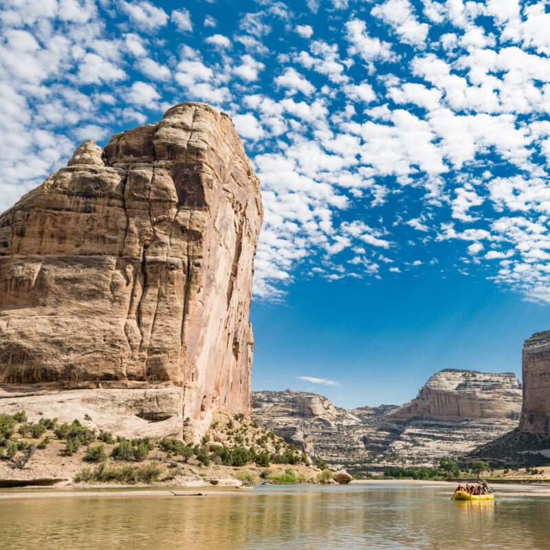 Rafting through the Gates of Lodore.