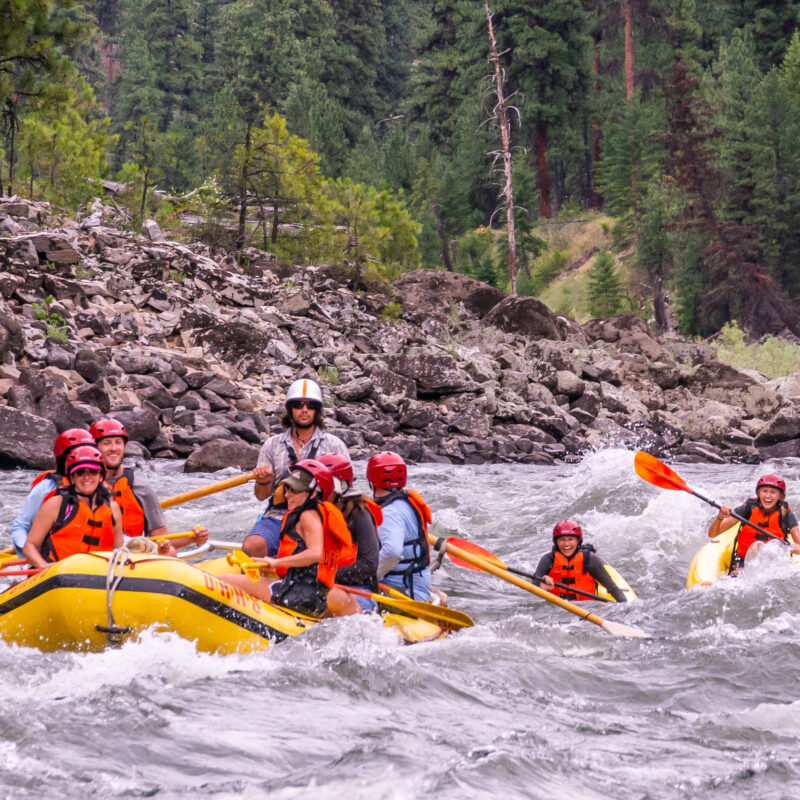 Idaho, main Salmon River rafting.