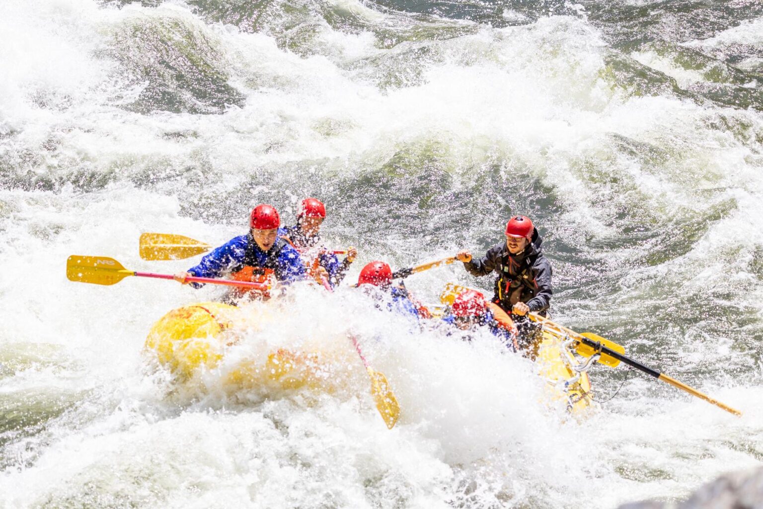 Splashing through Ned's rapid on the Merced River