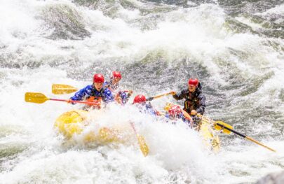 Splashing through Ned's rapid on the Merced River